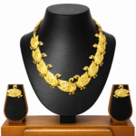 Duck Motif Design Gold Plated Necklace