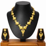 Fish Motif Pendant Design Gold Plated Necklace